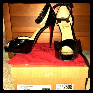 Christian Louboutin Aketata ankle strap stilettos